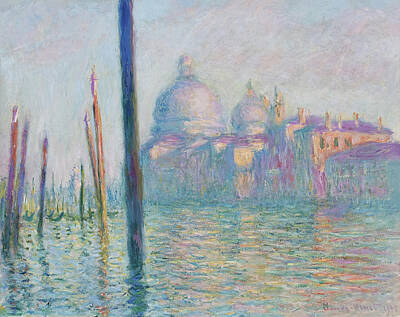Royalty-Free and Rights-Managed Images - The Grand Canal by Claude Monet by Mango Art