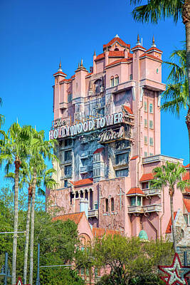 Recently Sold - Mark Andrew Thomas Rights Managed Images - The Hollywood Tower Hotel Royalty-Free Image by Mark Andrew Thomas