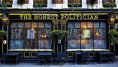 Celebrities Photos - The Honest Politician Pub by David Pyatt