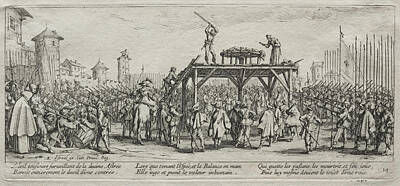 Not Your Everyday Rainbow Royalty Free Images - The Large Miseries of War, Execution on the Wheel 1633 Jacques Callot French, 1592-1635 Royalty-Free Image by Artistic Rifki