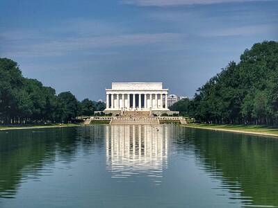 Politicians Photos - The Lincoln Memorial by Michael Dean Shelton