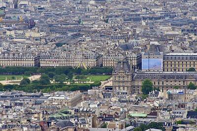 Paris Skyline Photos - The Louvre, Paris  by Neil R Finlay