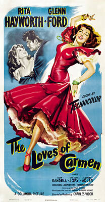 Royalty-Free and Rights-Managed Images - The Loves of Carmen, with Rita Hayworth, 1948 by Stars on Art