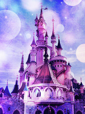 Royalty-Free and Rights-Managed Images - The Magic Disney Castle by Mihaela Pater