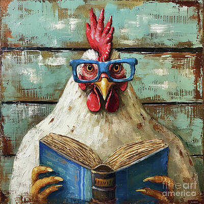 Royalty-Free and Rights-Managed Images - The Nerdy Chicken by Tina LeCour