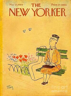 Mixed Media Royalty Free Images - The New Yorker May 23, 1964 Royalty-Free Image by Michael Butkovich