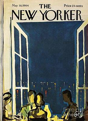 Mixed Media Rights Managed Images - The New Yorker May 30, 1964 Royalty-Free Image by Michael Butkovich