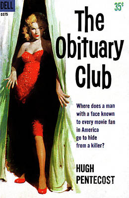 Womens Empowerment Rights Managed Images - The Obituary Club - Pulp Crime Cover Royalty-Free Image by Sad Hill - Bizarre Los Angeles Archive