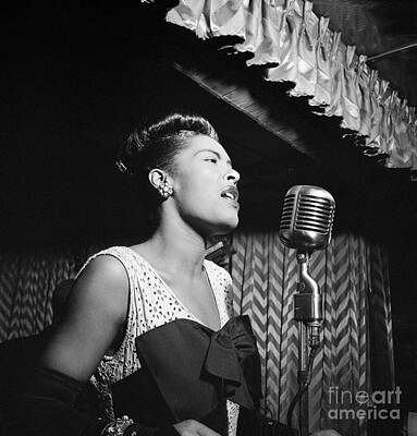Black And White Storyboard Illustrations - The One and Only Billie Holliday - 1947 by Doc Braham