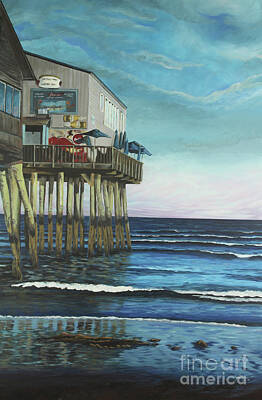 Everything Superman - The Pier, Old Orchard Maine by Julie Nadeau