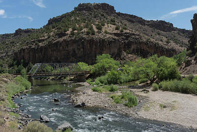 The Rolling Stones Royalty Free Images - The Rio Grande in northern New Mexico near Taos. Royalty-Free Image by Mike Helfrich