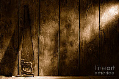 Landmarks Royalty-Free and Rights-Managed Images - The Saw - Sepia by American West Legend
