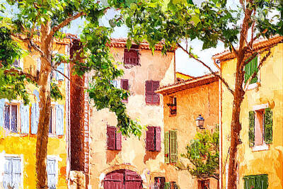 Childrens Room Animal Art - The Sunny Provence by Tatiana Travelways