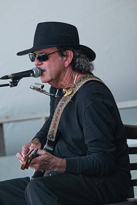 Musicians Photos - The Swamp Fox, Singer Songwriter Musician Tony Joe White #4 by Randall Nyhof