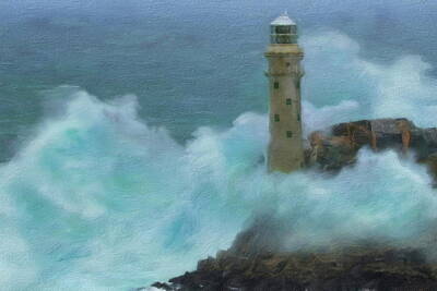 Painted Liquor - The Teardrop of Ireland - Lighthouse by Russ Harris