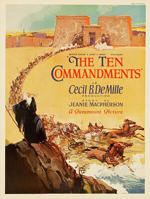 Royalty-Free and Rights-Managed Images - The Ten Commandments, 1923 by Stars on Art