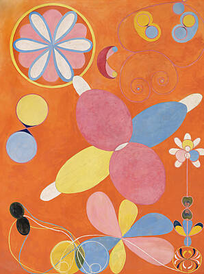Royalty-Free and Rights-Managed Images - The Ten Largest No. 4  by Hilma af Klint