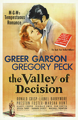 Royalty-Free and Rights-Managed Images - The Valley of Decision, with Greer Garson and Gregory Peck, 1945 by Stars on Art