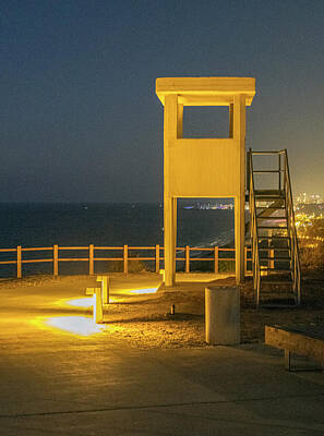 Elena Elisseeva Winter Trees - The watch tower on the northern path of Tel Aviv by Dubi Roman