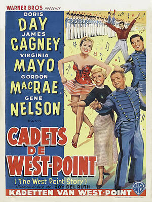 Royalty-Free and Rights-Managed Images - The West Point Story, with Doris Day and James Cagney, 1950 by Stars on Art
