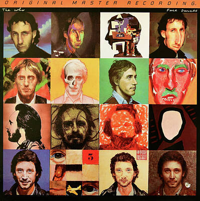 Music Mixed Media - The Who - Face Dances by Robert VanDerWal