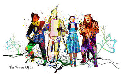 Crazy Cartoon Creatures - The Wizard Of Oz by Miki De Goodaboom