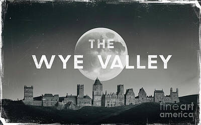 Fantasy Royalty-Free and Rights-Managed Images - The Wye Valley Skyline Travel City in England by Cortez Schinner
