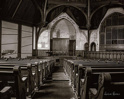 Lets Be Frank - Third Presbyterian Church  Interior by Louise Reeves