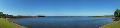 Camels - Thurmond Lake Dam - Panoramic View by Steve Rich