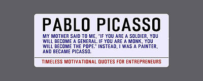 Pineapples Rights Managed Images - Timeless Motivational Quotes for Entrepreneurs - Pablo Picasso Royalty-Free Image by Celestial Images