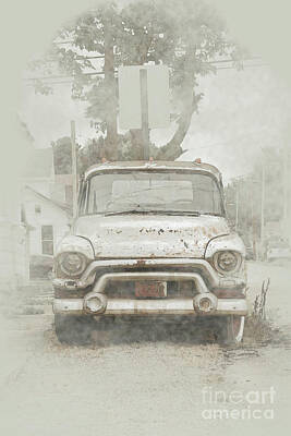 Transportation Royalty-Free and Rights-Managed Images - Timeworn Truck by Bentley Davis
