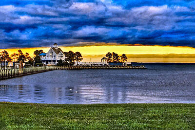 Target Eclectic Nature - Tilghman Island Yacht Club by Anthony M Davis