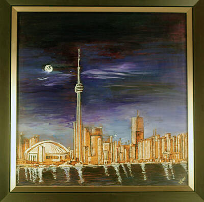 Skylines Mixed Media - Toronto the Six by Richard Jules