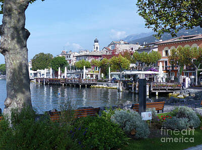 Garden Signs - Torri del Benaco - Lake Garda - Italy by Phil Banks