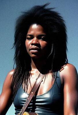 Musicians Rights Managed Images - Tracy Chapman, Music Star Royalty-Free Image by Sarah Kirk