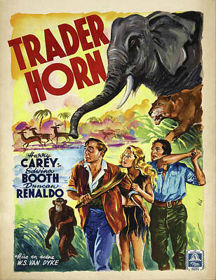 Royalty-Free and Rights-Managed Images - Trader Horn, 1931 by Stars on Art