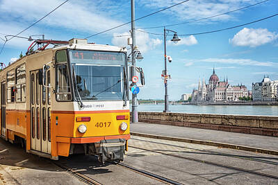 Royalty-Free and Rights-Managed Images - Tram in Budapest by Manjik Pictures