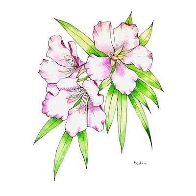 Railroad Rights Managed Images - Tropical Flower in Opera Rose Royalty-Free Image by Catherine Bede