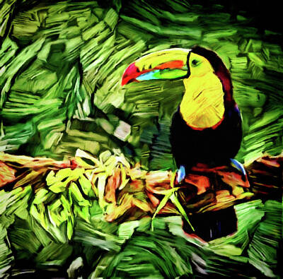 Classic Christmas Movies - Tropical Toucan by Susan Maxwell Schmidt