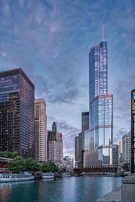 Not Your Everyday Rainbow Royalty Free Images - Trump Tower on the River Royalty-Free Image by Donald Schwartz
