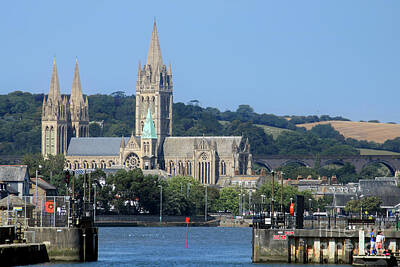 Terri Waters Royalty-Free and Rights-Managed Images - Truro Cathedral South Side by Terri Waters