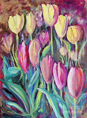 Painting Rights Managed Images - Tulips  Royalty-Free Image by Patty Donoghue