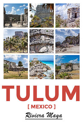 Clouds - Tulum, Mexico collage by Tatiana Travelways