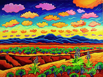 Soap Suds - Twilight on the Mesa by Cathy Carey