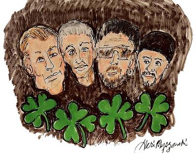 Music Mixed Media - U2 The Luck of The Irish  by Geraldine Myszenski