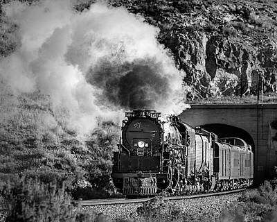 Little Mosters Rights Managed Images - -Union Pacific Big Boy Locomotive Royalty-Free Image by James Sage