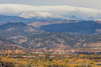 Recently Sold - James Bo Insogna Royalty Free Images - University of Colorado Boulder Autumn Western View Royalty-Free Image by James BO Insogna