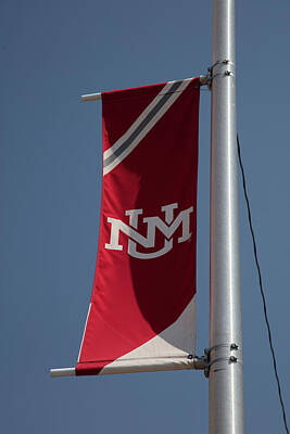 Golfing - University of New Mexico banner by Eldon McGraw