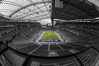 Best Sellers - Football Rights Managed Images - Minnesota Vikings #67 Royalty-Free Image by Robert Hayton