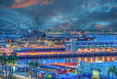 The Bunsen Burner Royalty Free Images - USS Midway San Diego Royalty-Free Image by David Zanzinger